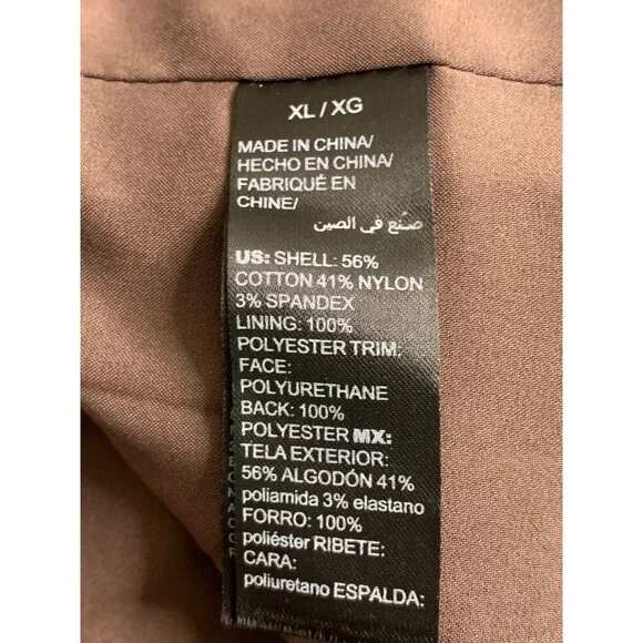 White House Black Market Women's Brown Long Coat XL EUC Button Lined 7246 - Picture 10 of 12